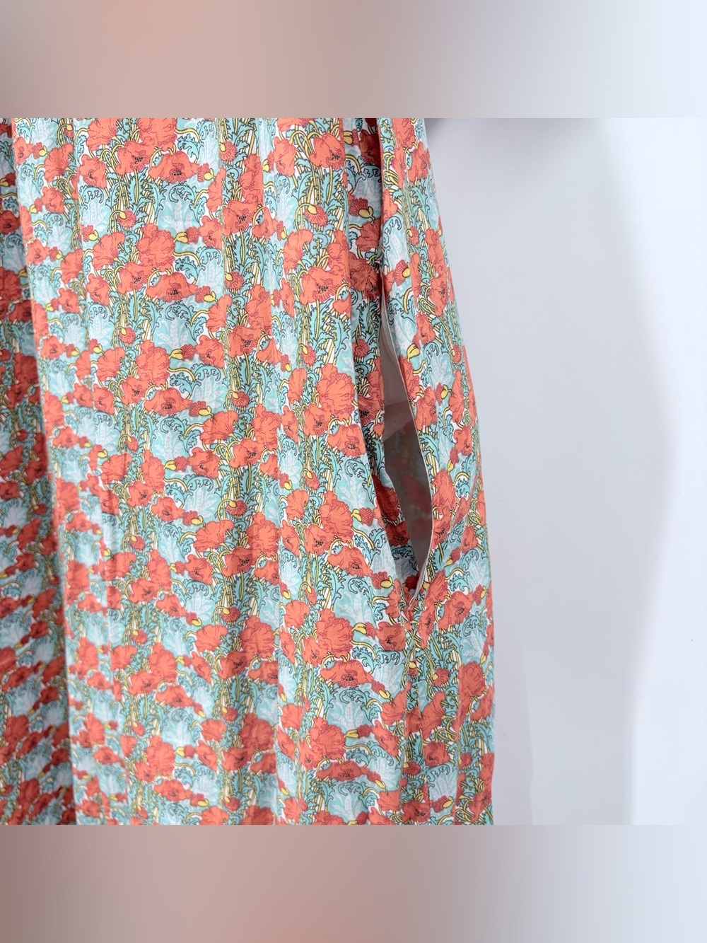 Hyacinth House Orange & Blue Floral Louisa Maxi Dress - Picture 13 of 16